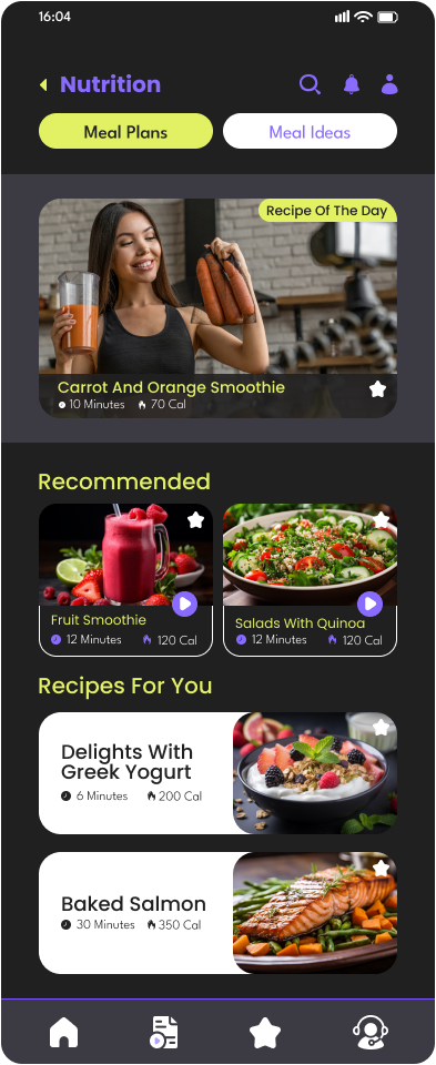 Vetor nutrition screen
