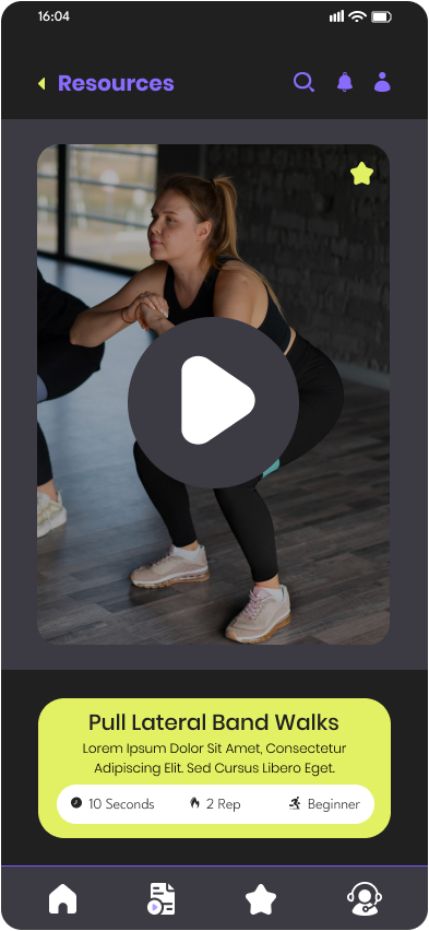 Movement video preview